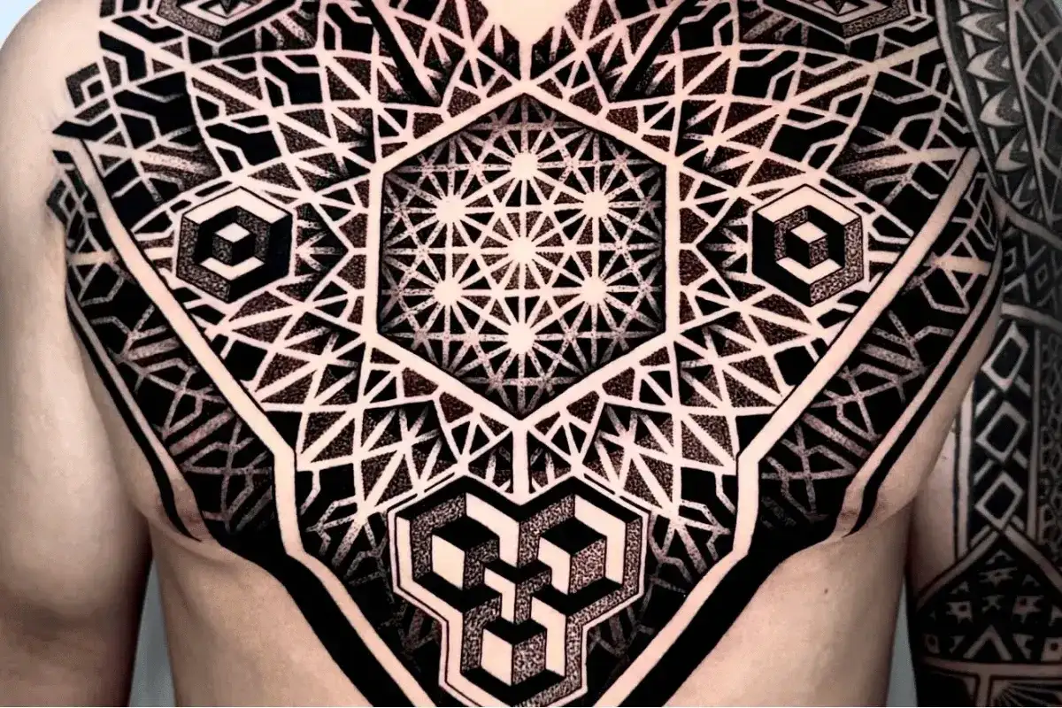 Geometrische Tattoos - Motive, Ideen & perfekte Platzierung
